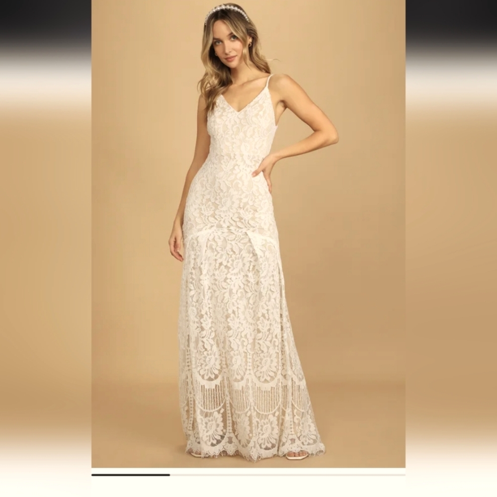 Lulus Flynn Lace Mermaid Dress